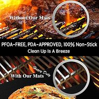 Tapis de cuisson en PTFE de couleur cuivre épais réutilisable et résistant, résistant aux aliments, revêtement de four, tapis de barbecue antiadhésif extérieur