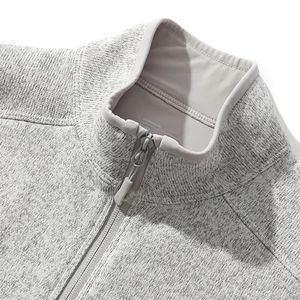 Custom Multiple Logo Winter Fleece Jacket for <strong>Men</strong> &amp; Women, Breathable Thermal Outdoor <strong>Coat</strong> for Running, Hiking &amp; Sports - Product Image 3