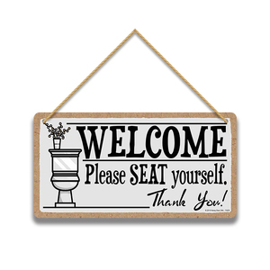 Segno di benvenuto in legno spesso 0.3cm-ciao targa appesa per la casa e l'arredamento della porta (sicuro ed elegante) - Product Image 2