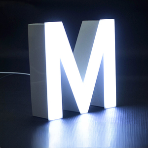 Letrero <span class=keywords><strong>LED</strong></span> Personalizado con Acabado de Acero Inoxidable, Letras RGB Resistentes a la Intemperie, Letreros <span class=keywords><strong>LED</strong></span> Programables, Letrero <span class=keywords><strong>LED</strong></span> con Logotipo para Negocios - Product Image 2
