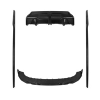 Kit de Carrocería de Fibra de Carbono con Alerón Delantero, Faldones Laterales y Difusor Central, Compatible con BMW Serie 2 G42 M240i, Estilo SOOQOO, Moldeado en Autoclave