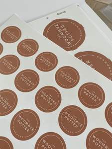 Pâte adhésive d'autocollant de cachetage de décoration de boîte d'emballage de cuisson de papier d'étiquette de gâteau fait main pour l'emballage efficace - Product Image 4