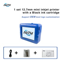 Mini imprimante à jet d'encre 12.7mm Encre à séchage rapide à bas prix pour matières plastiques Résolution 600dpi pour l'impression de tubes et de factures