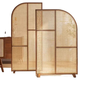 <span class=keywords><strong>Paravent</strong></span> moderne japonais <span class=keywords><strong>en</strong></span> bois massif et <span class=keywords><strong>rotin</strong></span> pour petits appartements – Durable, fait main, cadeau d'anniversaire – Multifonctionnel - Product Image 5