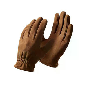 New Trendy Winter Outdoor Gloves Wholesale Price Full Finger Leather Hand Warmer with Custom Logo - Product Image 1