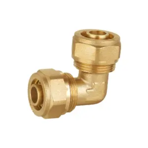 China Factory Produces Metric Brass Pipe Fittings Brass Tube Pneumatic Fitting for Water Supply