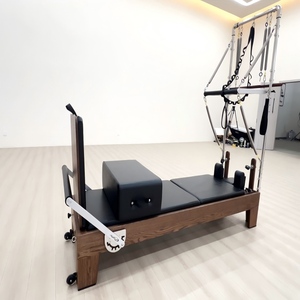 Reformer de Pilates en bois avec demi-<span class=keywords><strong>tour</strong></span> et alignement de rail de précision, <span class=keywords><strong>tour</strong></span> de Pilates pour studios de Pilates - Product Image 2
