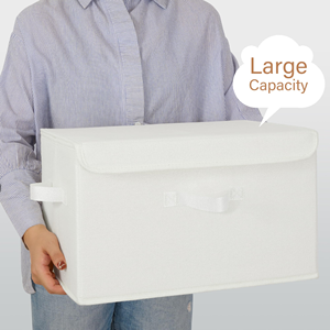 Foldable Large Storage <b>Box</b> Wardrobe Clothes Baskets for Bedroom Organising - Product Image 4