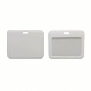 Customized Custom Hard Plastic Id Working Name Badge ABS <b>Card</b> <b>Holder</b> With Logo for Credit <b>Card</b> Size ID <b>Card</b> <b>Holder</b> - Product Image 4