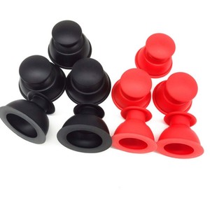 Kit de massage par ventouses en silicone de luxe OEM personnalisable en PU, 8 ventouses, avec étui de transport, diverses couleurs - Product Image 3