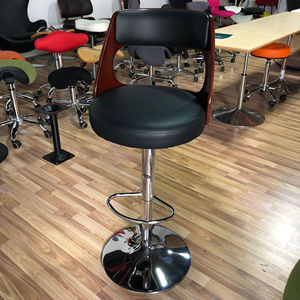 <span class=keywords><strong>Chaise</strong></span> à la mode de tabouret de <span class=keywords><strong>bar</strong></span> de dossier de contreplaqué/tabouret de <span class=keywords><strong>bar</strong></span> réglable en métal HY2027H - Product Image 3