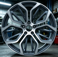 Jantes en alliage d'aluminium JWYC neuves de 20 pouces pour X5/X6, avant/arrière, 5x120 PCD, jantes forgées sur mesure