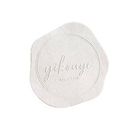 Autocollants personnalisés avec logo de marque – Papier artistique écologique, artisanat durable en relief pour la promotion
