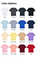 Kaos Pria Unisex 100% Katun Solid Ramah Lingkungan Bernapas 200G Polos, Bisa Custom Sablon Logo Bordir Grosir