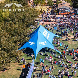 防火天篷双顶立柱星形帐篷，适用于活动遮阳天篷、星形沙滩帐篷 - Product Image 2