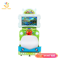 Machine de jeu d'arcade de conduite d'occasion pour enfants Machine de course de voitures à pièces pour enfants