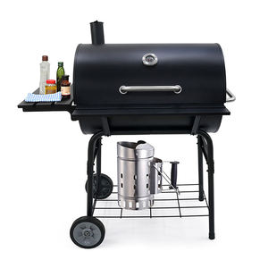 الفناء الخلفي حديقة BBQ الطبخ المطبخ في الهواء الطلق مع تدخين أوفست مع عجلات - Product Image 4
