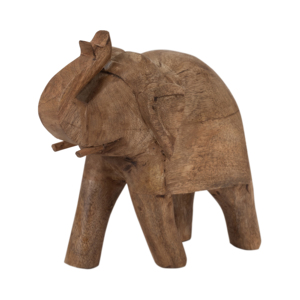 Scultura di Elefante in Legno Intagliato, Decorazione Moderna per Casa, Elegante Ornamento per Bagno, Ufficio, Soggiorno - Product Image 2