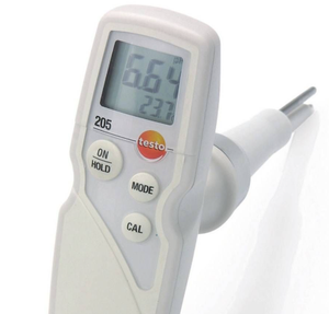 เทสโต้ 205 เครื่องวัดอุณหภูมิ pH แบบแท่งวัดค่า pH สำหรับวัดเนื้อ ชีส แป้ง และอาหารกึ่งแข็ง - Product Image 2