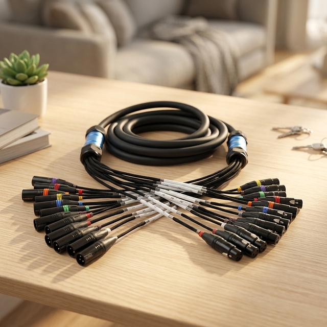 Special  XLR Cable 8 Channel Professional Multi-Media Snake Cable 8 Pairs Male to Female 3 Pin XLR Balanced Audio Extension Cord