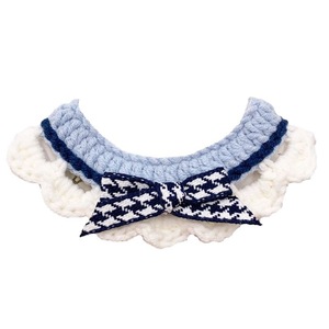 Collier Tricoté De Noël Pour Chat Et Chien – Bavoir Fait Main En Laine – Accessoire Festif Avec Clochette