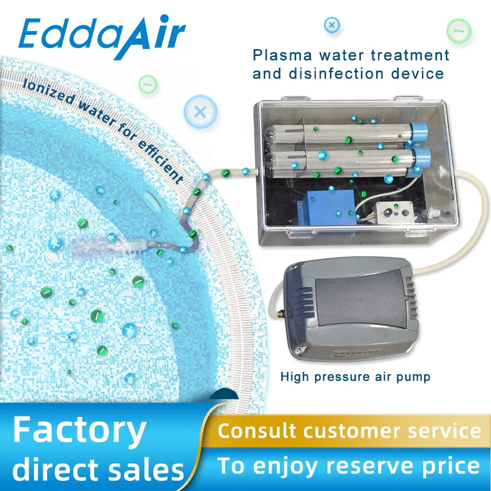EddaAir, PS-502TW плазменная активированная, Wate биполярный ионизатор, клубника, сад, гидропонная система выращивания