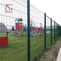 Clôture en grillage soudé 3D de haute qualité, revêtue de PVC, grillage soudé incurvé 3D galvanisé