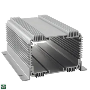 Экструдированный алюминиевый радиатор для высокомощного светодиодного чипа IC, охладитель процессора ноутбука, радиатор