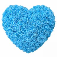 Rose en forme de cœur pour la Saint-Valentin, je t'aime, roses pour la Saint-Valentin, rose en forme de cœur pour la Saint-Valentin