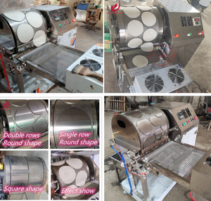 Sıcak satış otomatik haddeleme sarma makinesi sarıcı Lumpia vietnamca pirinç kağıdı Samosa levha sigara böreği yapmak makinesi - Product Image 4