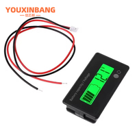 Pengukur baterai Dc 12v 24v 36v 48v 72v, dengan Alarm, indikator kapasitas baterai, Monitor voltase dan indikator Ion Lithium