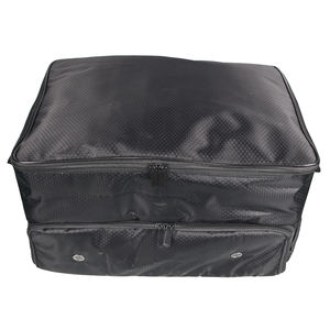 Organizzatore per Bagagliaio da Golf a 2 Livelli in PVC Nero, Scatola Portaoggetti Portatile per Sacche da Golf - Product Image 4