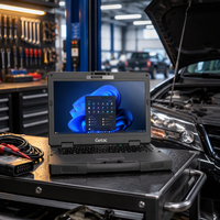 Ordinateur portable de diagnostic semi-robuste pour véhicules Getac S410 G5, processeur I5-1340P, 16 Go de DDR5, 512 Go de NVMe, écran 14 pouces, 1000 nits