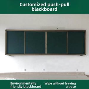 Pizarra Magnética Doble de Empuje y Arrastre Fuhuitong N002 con Marco de Aleación de <span class=keywords><strong>Aluminio</strong></span> para Enseñanza Multimedia - Product Image 5