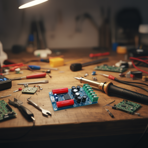 เครื่องขยายเสียง 15W+15W 12V DC บอร์ด PCB LCDN209 - Product Image 3