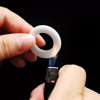 Joints d'étanchéité en PTFE vierge sur mesure, résistants aux hautes températures, avec insert EPDM pour la scellage des milieux corrosifs, vente en gros