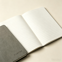 Carnet à couverture rigide en cuir PU souple, journal personnalisé gaufré, format A5, cadeau d'entreprise