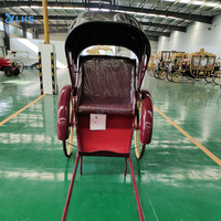 Chariot à 2 roues Rickshaw Pony Carriage Véhicule agricole exclusif Custom Marathon Carriage à vendre