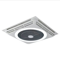 Ventilador de Techo Empotrado de 60x60cm, 30W, 6 Velocidades, Control Remoto Continuo para Oficina y Hotel
