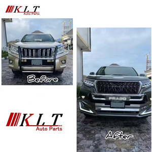 Mqklt — kit de carrosserie pour pare-choc avant de voiture, système de Conversion pour modèle <span class=keywords><strong>Land</strong></span> <span class=keywords><strong>Cruiser</strong></span> <span class=keywords><strong>Prado</strong></span> 2010 2017, mise à niveau de <span class=keywords><strong>Prado</strong></span> <span class=keywords><strong>2021</strong></span> - Product Image 5