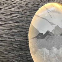 Panneaux muraux en polyuréthane imitation pierre, grand format, grain de bois PU, imperméables, isolés, légers, ignifuges, durée de vie supérieure à 20 ans