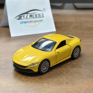 Modèle de Supercar en Métal Moulé sous Pression Style Roma 1:36, à Tirer en Arrière, Portes Ouvrables, <span class=keywords><strong>GT</strong></span> Italien, Jouet pour Enfants - Vente en Gros - Product Image 5