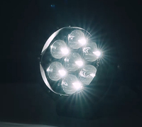 Kit de projecteurs LED pour moto avec faisceau de câblage, feux auxiliaires haute puissance pour motos, éclairage de travail LED