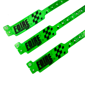 Goju personalizado evento concierto Club fiesta Festival pulseras Venta caliente vinilo <span class=keywords><strong>de</strong></span> plástico para uso <span class=keywords><strong>de</strong></span> boletos varios colores logotipos - Product Image 4