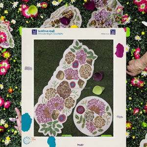 Custom Logo Woven Embroidered Floral White Lace Luxury Flower <b>Table</b> <b>Runner</b> for Home Wedding <b>Dining</b> <b>Table</b> - Product Image 3