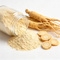 Approvisionnement d'usine : Polysaccharide de Ginseng 90% - Extrait de racine de Panax Ginseng en poudre beige clair pour formule nutraceutique OEM COA