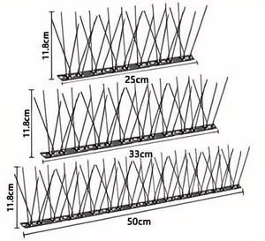 Piques <span class=keywords><strong>anti</strong></span>-oiseaux en acier inoxydable 304 pour extérieur, dissuasion des mouettes et des pigeons, lutte antiparasitaire - Product Image 2