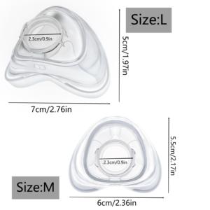 2pcs tùy chỉnh y tế Silicone resmed airfitn20 CPAP <span class=keywords><strong>m</strong></span>ặt nạ <span class=keywords><strong>m</strong></span>ũi - Product Image 3
