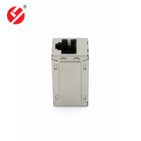 Coupleur en ligne blindé en métal Premier Cable LY-SB42-S6A CAT6A, connecteur Ethernet RJ45 Keystone Jack, cuivre plaqué or