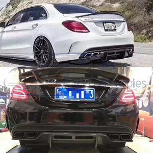 C63 W205สไตล์ PSM C43 AMG คาร์บอนไฟเบอร์ตัวกระจายแสงด้านหลังสำหรับ <span class=keywords><strong>Mercedes</strong></span> <span class=keywords><strong>Benz</strong></span> C-Class <span class=keywords><strong>W</strong></span> 2015-2022 - Product Image 4
